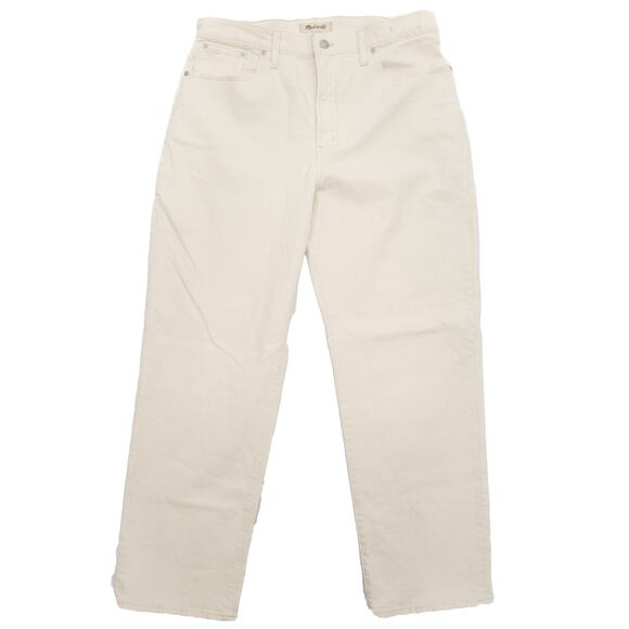 Madewell The Perfect Vintage Straight Vintage Canvas Wash Jeans Size 32 - Picture 2 of 12